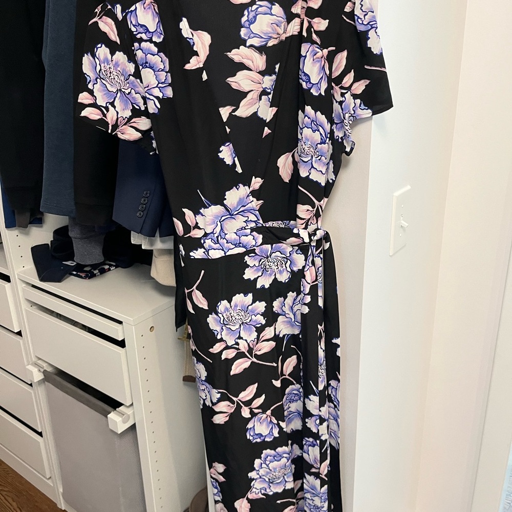 Yumi Kim floral wrap dress new